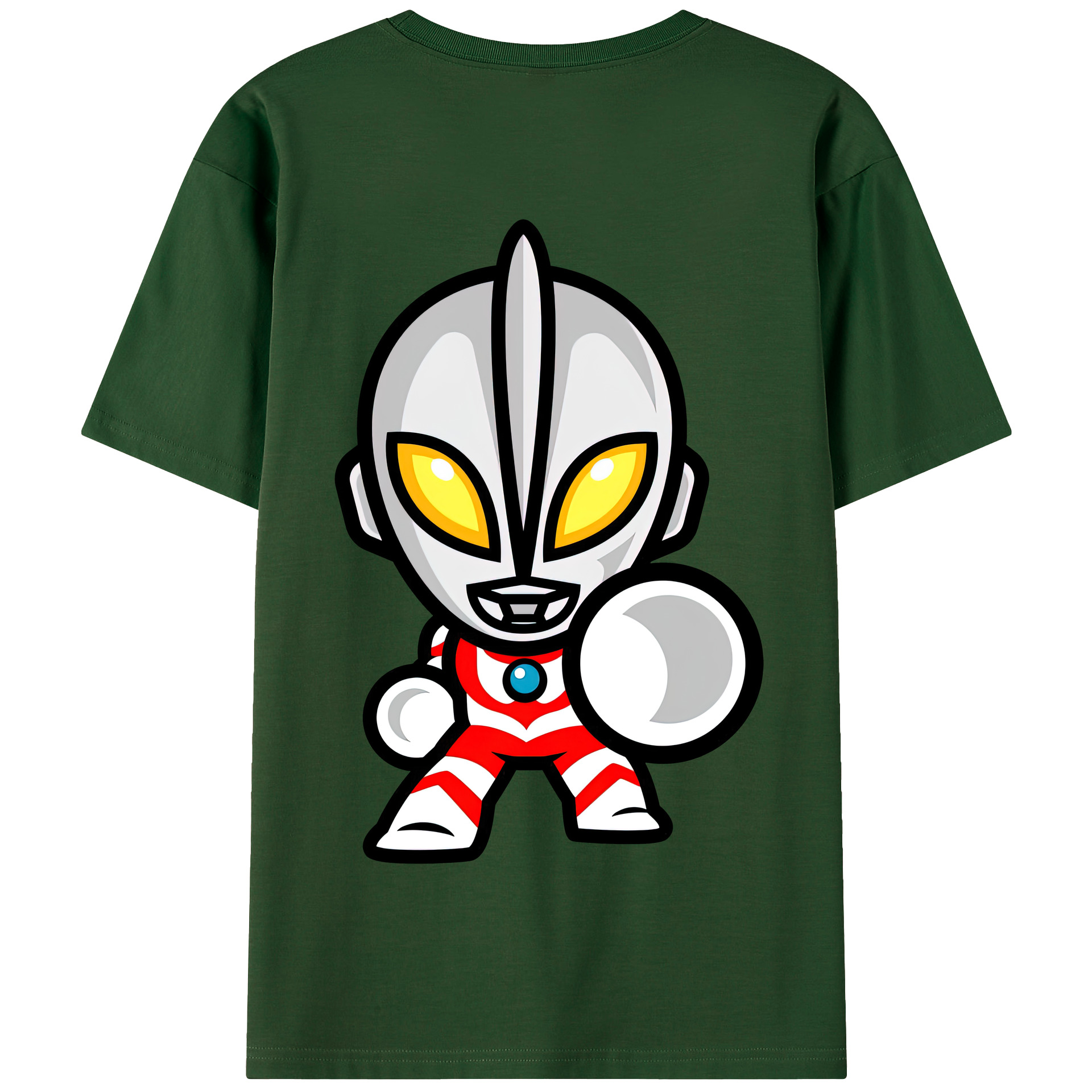 （画像用） ウルトラマン Ultraman 綿100％半袖Tシャツ（背面プリント）